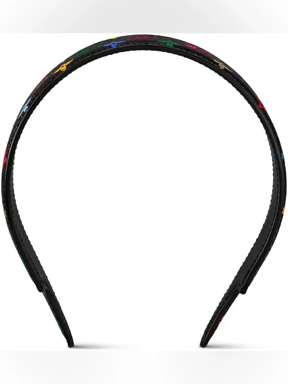 Louis Vuitton x Takashi Murakami Monogram Multicolor LV Outline Headband black